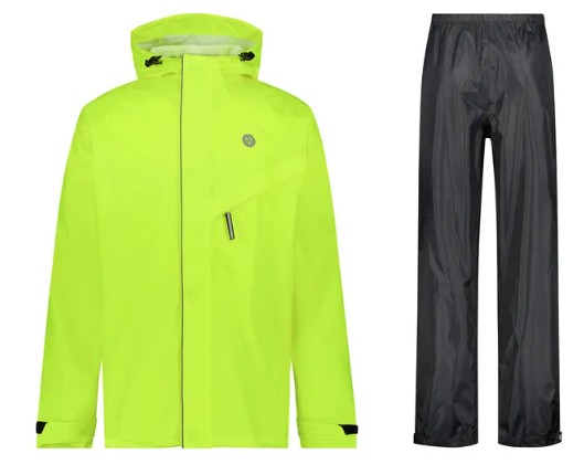 Agu passat rain suit neon yellow